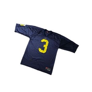 Vintage Nike Michigan Wolverines 90s College Football Jersey #3